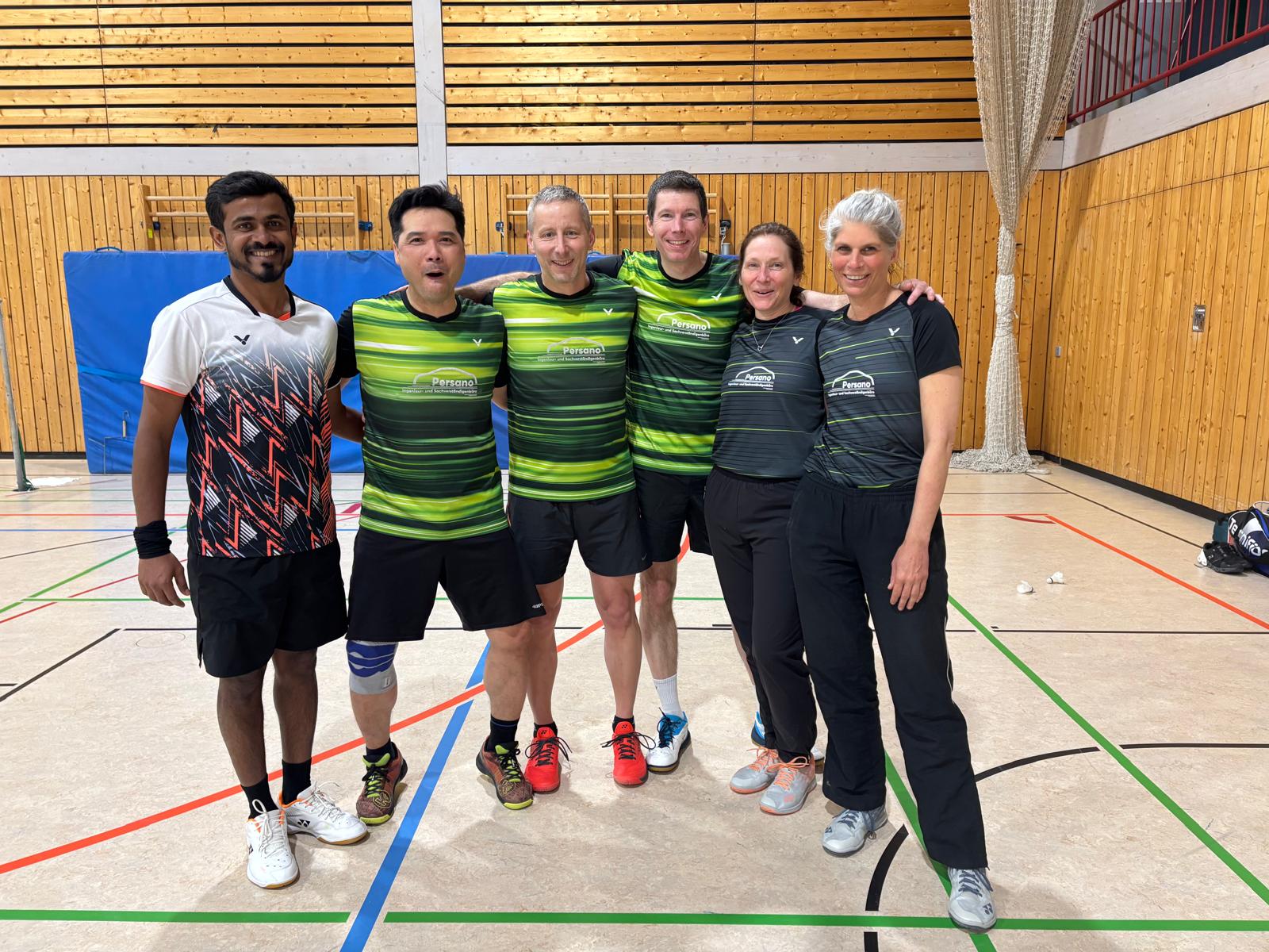 Mannschaftsbild Pokalteam BVF