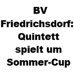 BV Friedrichsdorf: Quintett spielt um Sommer-Cup